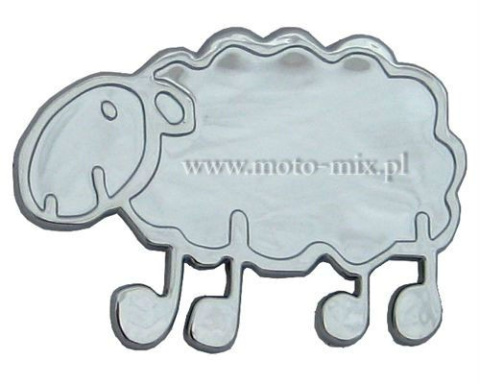 Emblemat 3D Deco LAMPA - OWCA - Sheep