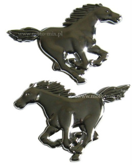 Emblemat 3D Deco Lampa - Konie (2szt.)