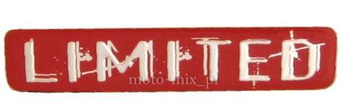 Naklejka aluminiowa - LIMITED (czerwona) Naklejka aluminiowa - LIMITED (czerwona)