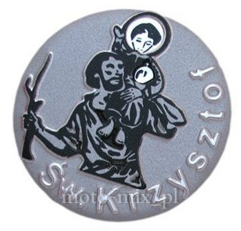 Naklejka aluminiowa - Św. Krzysztof Naklejka aluminiowa - Św. Krzysztof