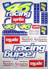 Naklejki motocyklowe Aprilia Racing 46