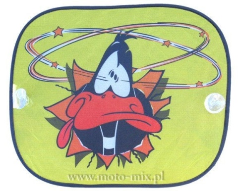 Zasłonki na boczne szyby - Daffy Duck zakręcony Zasłonki na boczne szyby - Daffy Duck zakręcony