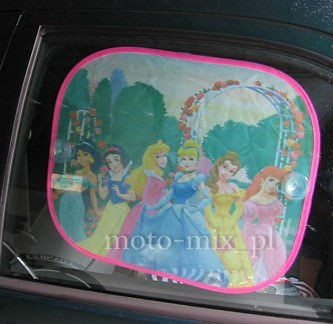 Zasłonki na boczne szyby - Księżniczki PRINCESS Zasłonki na boczne szyby - Księżniczki PRINCESS