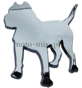 Emblemat 3D Deco LAMPA - PIES - Dog - Amstaff - Pit Bull