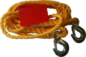 Linka holownicza sznur z hakami 2500 kg