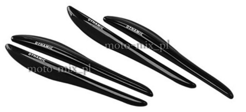 Listwa na zderzak (odbojnik) - DYNAMIC czarny 4szt. 180 mm Listwa na zderzak (odbojnik) - DYNAMIC czarny 4szt. 180 mm
