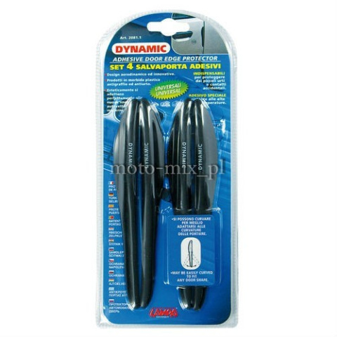 Listwa na zderzak (odbojnik) - DYNAMIC czarny 4szt. 180 mm Listwa na zderzak (odbojnik) - DYNAMIC czarny 4szt. 180 mm