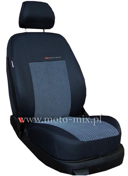 Pokrowce samochodowe - ELEGANCE welur 80% popiel 2 UN Pokrowce samochodowe - ELEGANCE welur 80% popiel 2 UN
