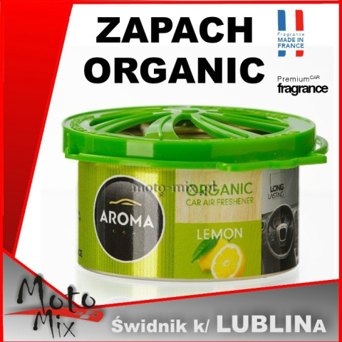 Zapach CYTRYNA ORGANIC Aroma Car LEMON Zapach CYTRYNA ORGANIC Aroma Car LEMON