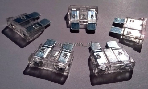 BEZPIECZNIK PŁYTKOWY UNI 19mm 25A 5szt BEZPIECZNIK PŁYTKOWY UNI 19mm 25A 5szt