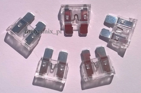 BEZPIECZNIK PŁYTKOWY UNI 19mm 25A 5szt BEZPIECZNIK PŁYTKOWY UNI 19mm 25A 5szt