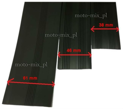 Listwa na progi - gumowa 46 mm - NA metry BEZ KLEJU Listwa na progi - gumowa 46 mm - NA metry BEZ KLEJU