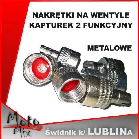 Nakrętki na wentyle KAPTUREK 2 FUNKCYJNY Nakrętki na wentyle KAPTUREK 2 FUNKCYJNY