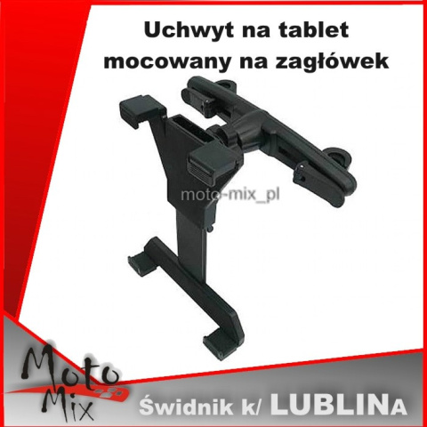 Uchwyt na tablet mocowany na zagłówek Uchwyt na tablet mocowany na zagłówek