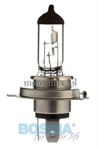 Żarówka H4 12V 60/55W P43T H4 BOSMA Żarówka H4 12V 60/55W P43T H4 BOSMA