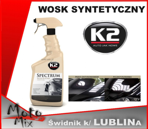 Wosk Syntetyczny wosk w płynie K2 SPECTRUM Wosk Syntetyczny wosk w płynie K2 SPECTRUM
