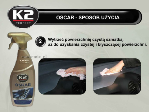 Płyn do czyszczenia plastików K2 OSKAR 770 ML Płyn do czyszczenia plastików K2 OSKAR 770 ML