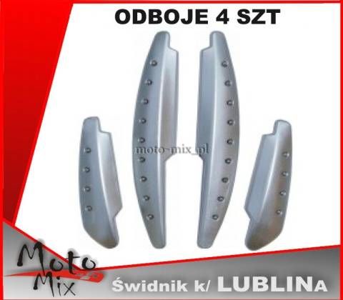 Odbojniki na drzwi SREBRNE 2x130+80 MM Odbojniki na drzwi SREBRNE 2x130+80 MM