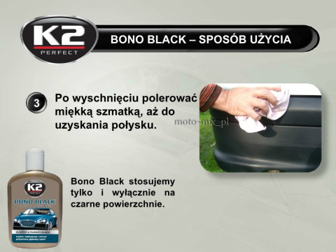 Preparat CZERNIDŁO GUMY I PLASTIKU Bono black Preparat CZERNIDŁO GUMY I PLASTIKU Bono black