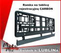 Ramka CARBON Ramka na tablicę rejestracyjną