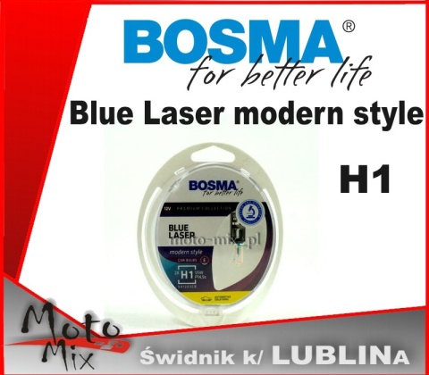Żarówki H1 55w BOSMA BLUE LASER 2 szt Żarówki H1 55w BOSMA BLUE LASER 2 szt