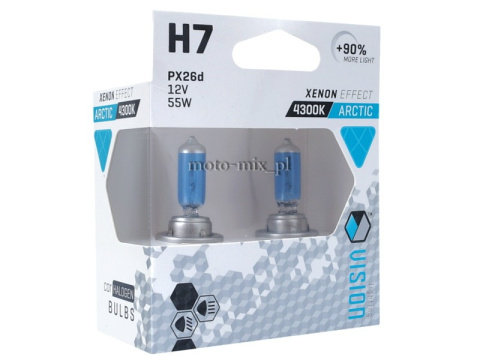 Zestaw żarówek H7 VISION arctic white +90% 2 szt Zestaw żarówek H7 VISION arctic white +90% 2 szt