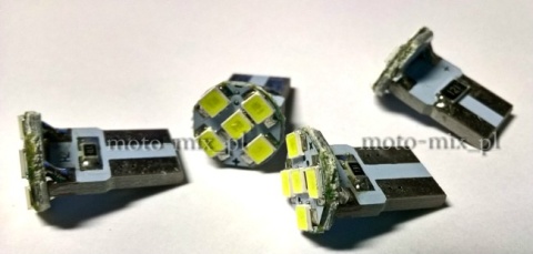 Diody do postojówek w5w CAN BUS T10 BIAŁE 5 led SMD w5w Diody do postojówek w5w CAN BUS T10 BIAŁE 5 led SMD w5w