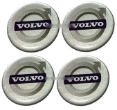 Naklejki na kołpaki Volvo 60 mm silikonowe