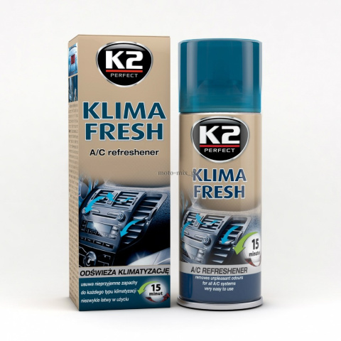 Preparat klimatyzacji K2 KLIMA FRESH 150 ML FLOWER Preparat klimatyzacji K2 KLIMA FRESH 150 ML FLOWER