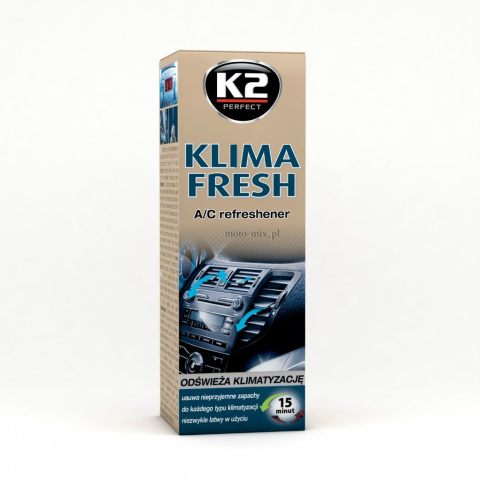 Preparat klimatyzacji K2 KLIMA FRESH 150 ML FLOWER Preparat klimatyzacji K2 KLIMA FRESH 150 ML FLOWER