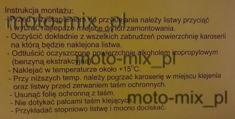 Listwa na progi - gumowa 38 mm - NA metry BEZ KLEJU Listwa na progi - gumowa 38 mm - NA metry BEZ KLEJU