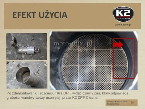 Regenerator filtra cząstek stałych K2 DPF CLEANER 500 ML Regenerator filtra cząstek stałych K2 DPF CLEANER 500 ML