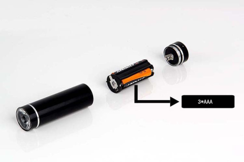 Latarka 1 LED aluminiowa 4 kolory Latarka 1 LED aluminiowa 4 kolory