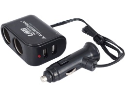 Rozgałęziacz podwójny z 2x USB 3.1A z przewodem