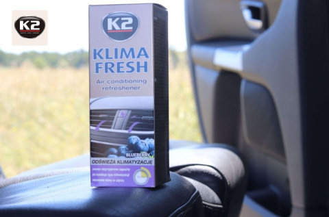 Preparat klimatyzacji K2 KLIMA FRESH 150 ML BLUEBERRY Preparat klimatyzacji K2 KLIMA FRESH 150 ML BLUEBERRY