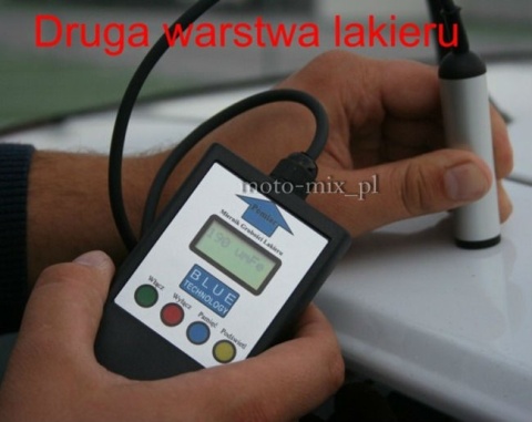Miernik grubości lakieru z sondą - stal, stal ocynkowana TESTER Miernik grubości lakieru z sondą - stal, stal ocynkowana TESTER