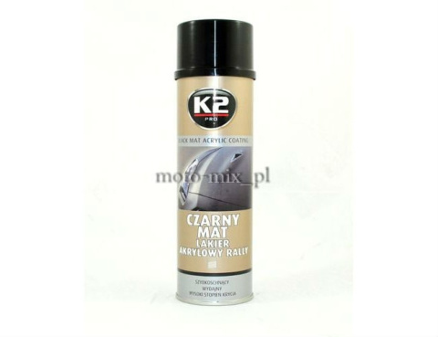 Lakier akrylowy czarny matowy 500ml Lakier akrylowy czarny matowy 500ml