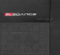 Pokrowce samochodowe - Honda JAZZ II 2/1 02-08r ELEGANCE welur 80% popiel 1