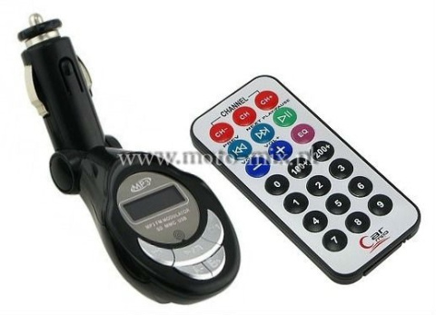 Transmiter FM MP 3 z USB i czytnikiem kart SD/MMC 4in1 Transmiter FM MP 3 z USB i czytnikiem kart SD/MMC 4in1