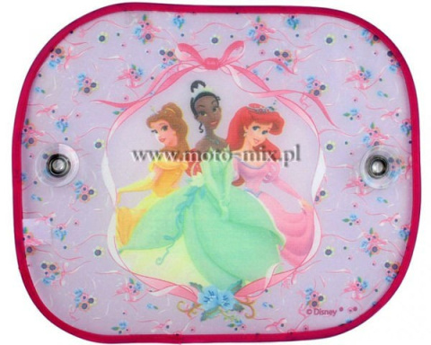 Zasłonki na boczne szyby - Księżniczki PRINCESS - ze wstążką Zasłonki na boczne szyby - Księżniczki PRINCESS - ze wstążką