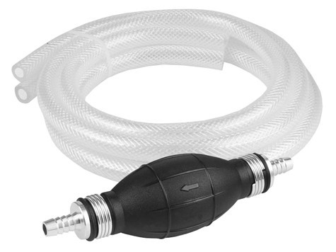 Pompka ręczna do paliw - 2 x wąż 10mm x 1m + gruszka Pompka ręczna do paliw - 2 x wąż 10mm x 1m + gruszka
