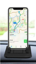 Uchwyt na telefon Silikonowy uchwyt samochodowy | podstawka biurowa do telefonu