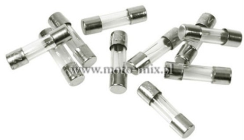 Bezpieczniki szklane 6,3 amp 5x20 mm Bezpieczniki szklane 6,3 amp 5x20 mm