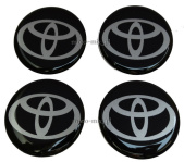 Naklejki na kołpaki Toyota 50 mm silikonowe