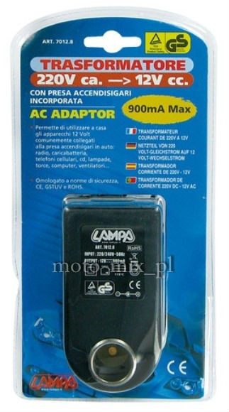 Przetwornica napięcia 220v -> 12v 900ma max Przetwornica napięcia 220v -> 12v 900ma max