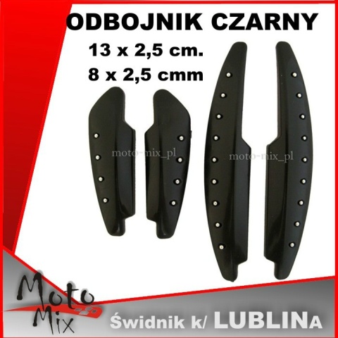 Odbojniki na drzwi CZARNE 2x130+80 MM Odbojniki na drzwi CZARNE 2x130+80 MM