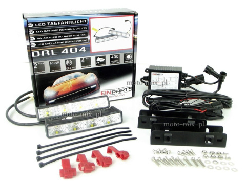 Światła do jazdy dziennej LED 12V DRL 404 Światła do jazdy dziennej LED 12V DRL 404