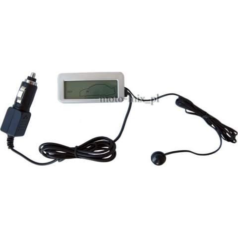 Termometr cyfrowy wew/zew 12V/24V Termometr cyfrowy wew/zew 12V/24V