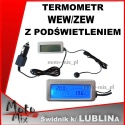 Termometr cyfrowy wew/zew 12V/24V