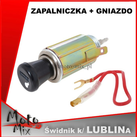 Zapalniczka samochodowa + gniazdo Zapalniczka samochodowa + gniazdo
